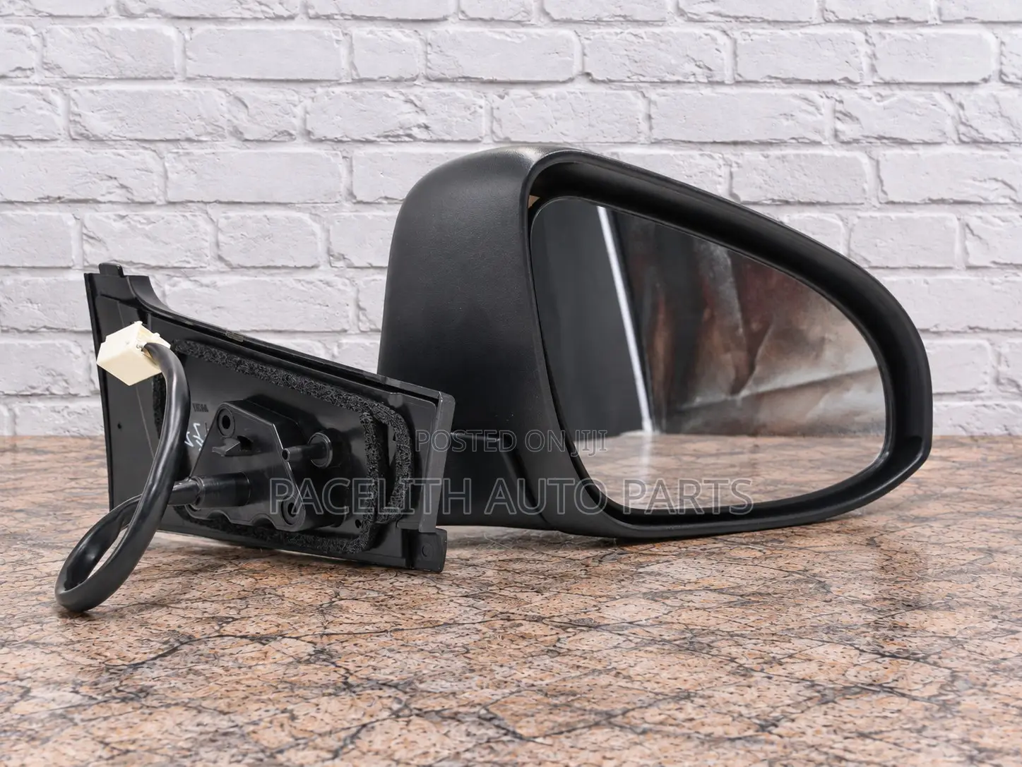 Side Mirror Toyota Vitz 7 Wires Power+Fold+Lamp 2012 - 2019
