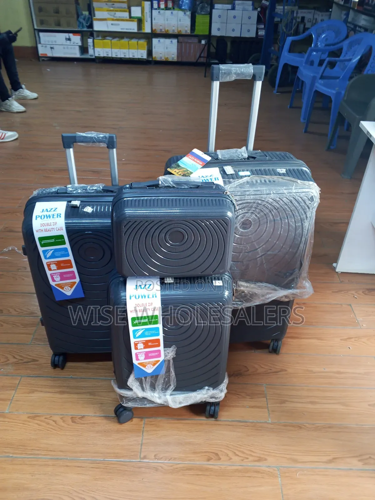 4 in 1 Unbreakble Laxurious Rubber Suitcase Briefcase Travel Bag