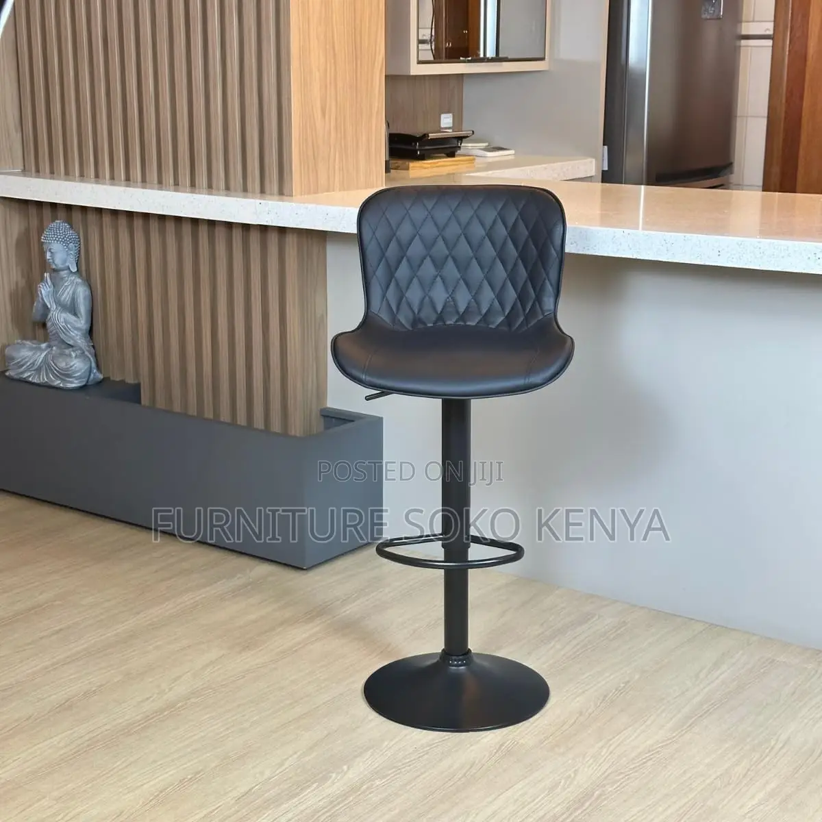 Barstool : Height-Adjustable Swivel Barstool