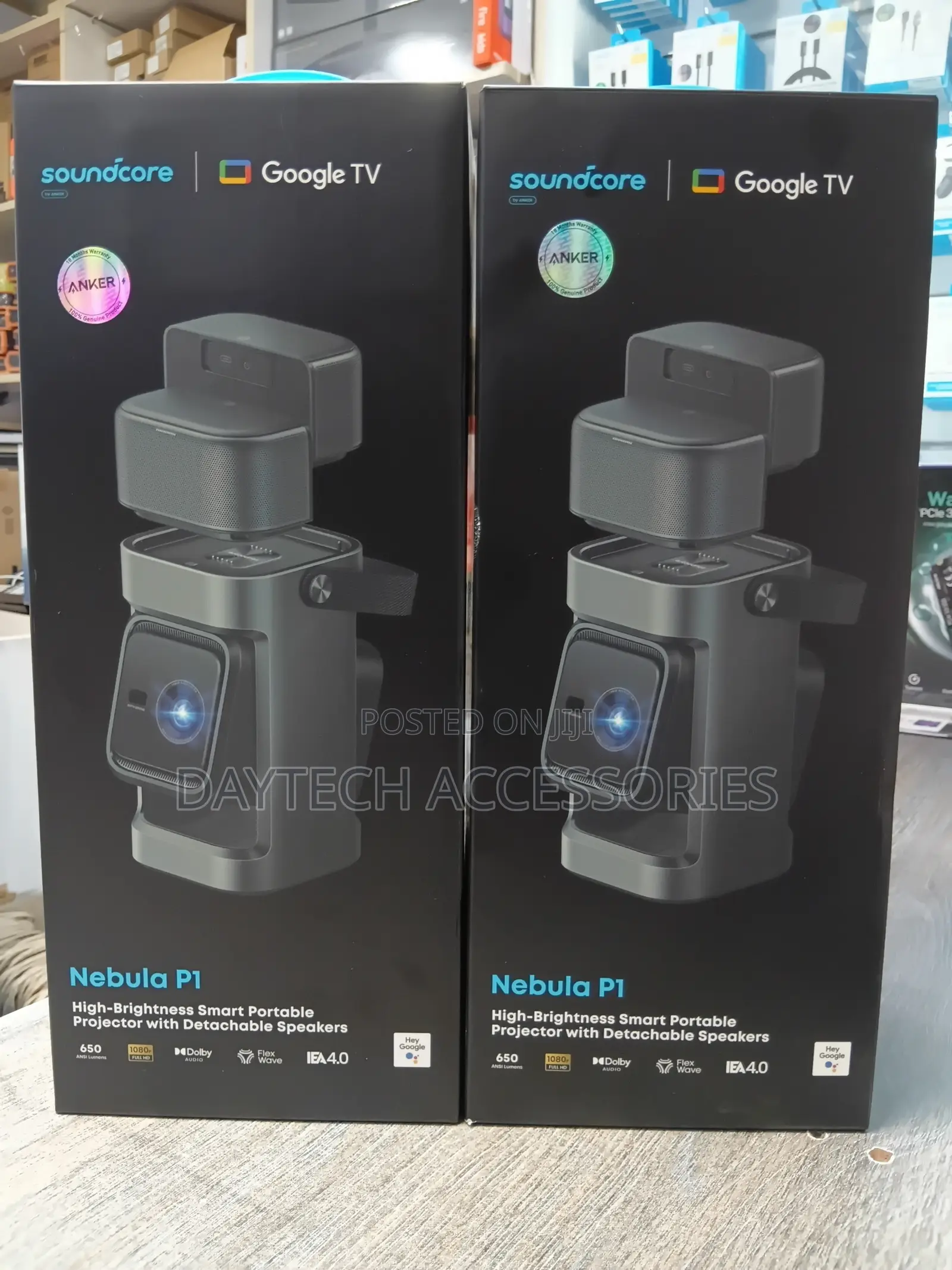 Soundcore Anker Nebula P1 Portable Projector With Detachable Speakers
