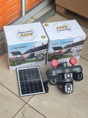 V380 AOV 4G SIM Card Solar Powered Security Camera