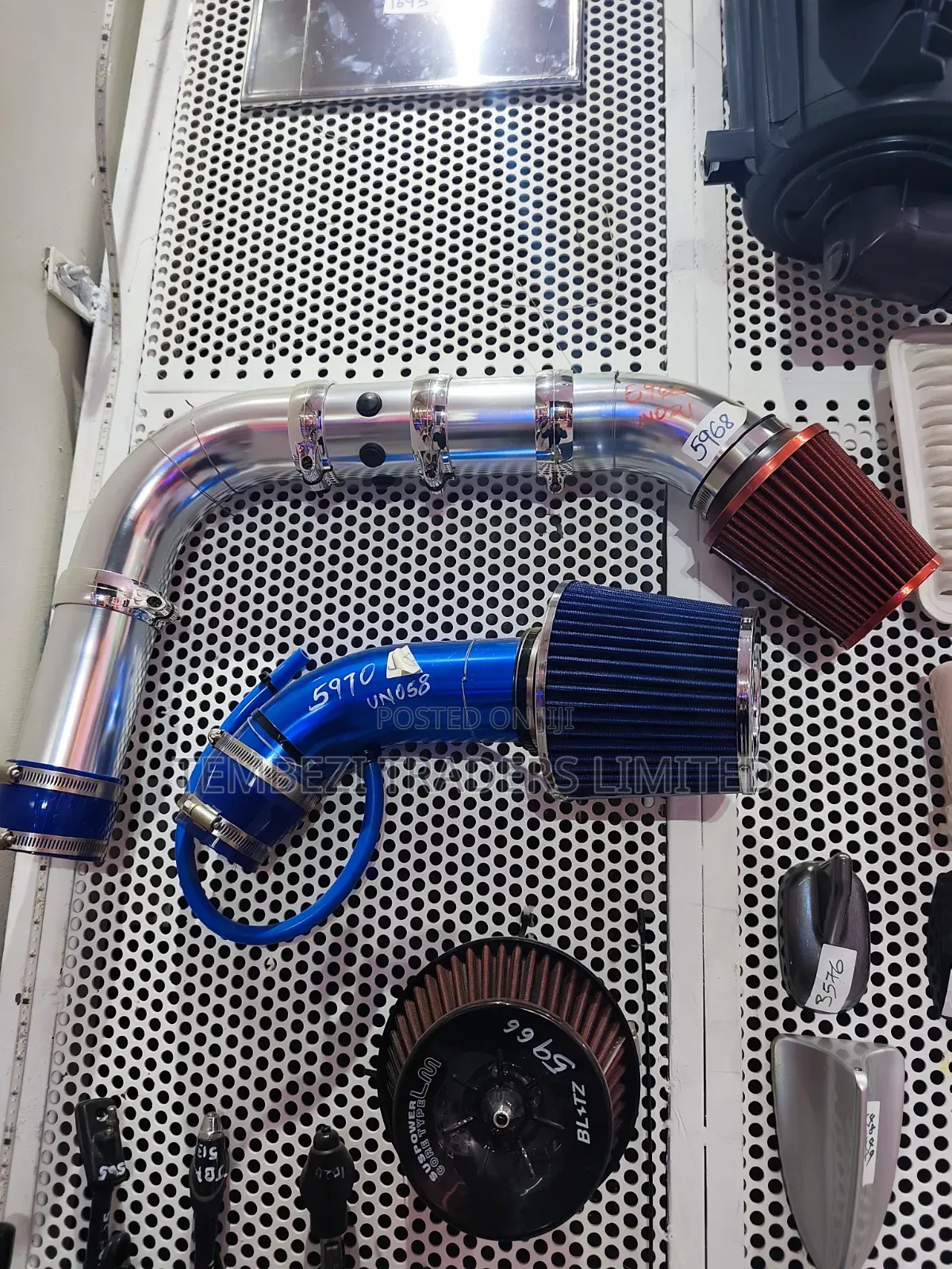 Universal Performance Cold Air Intake Kit With Cone Filter