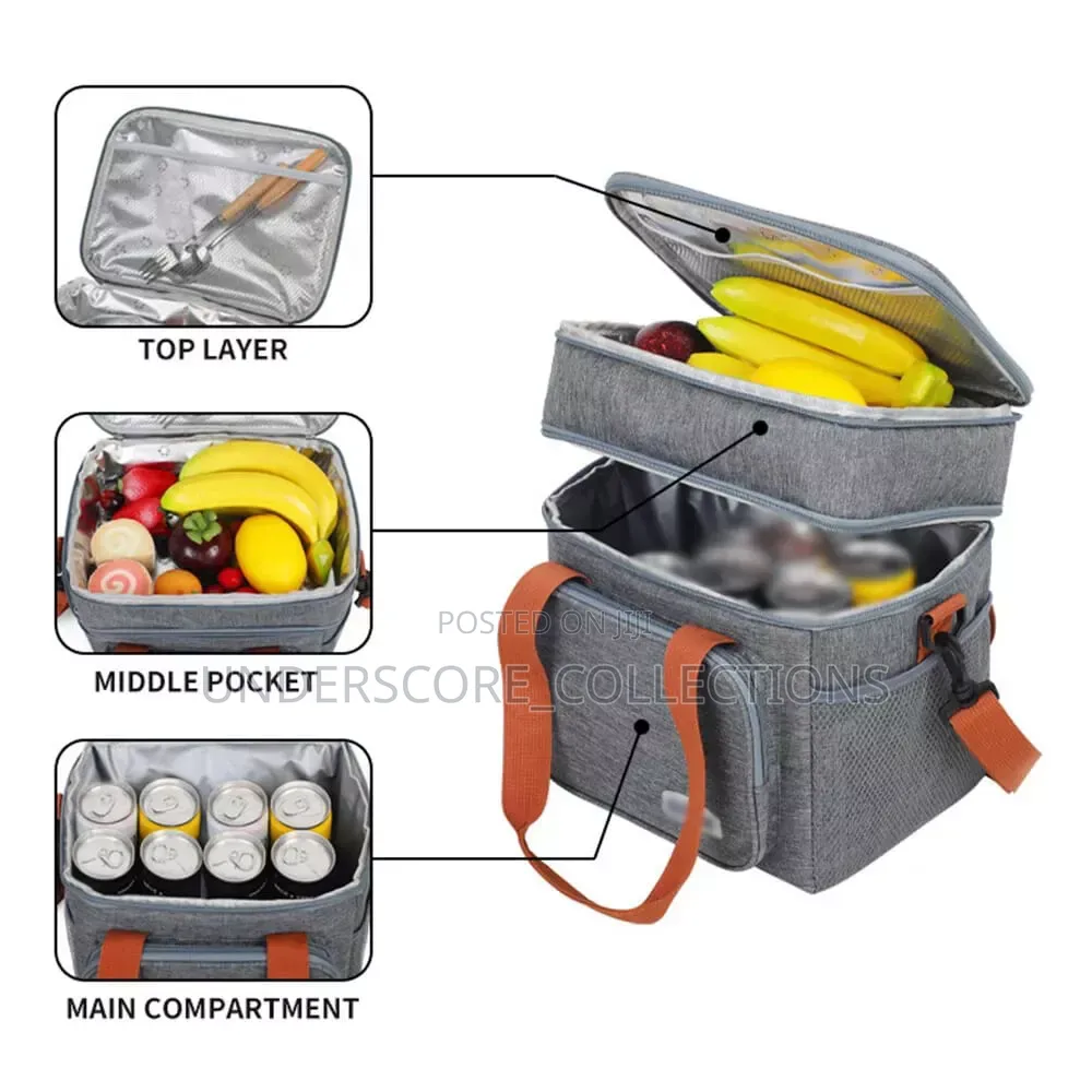 Brivilas Branded 2 Layer Insulated Food Bag