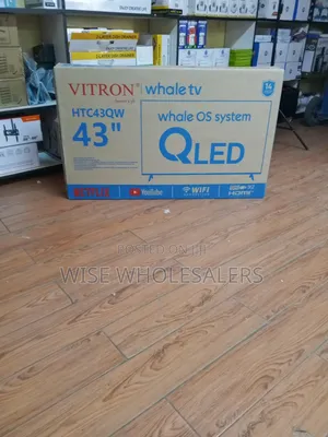 Vitron 43" Whale OS QLED Smart TV (Model HTC43QW).