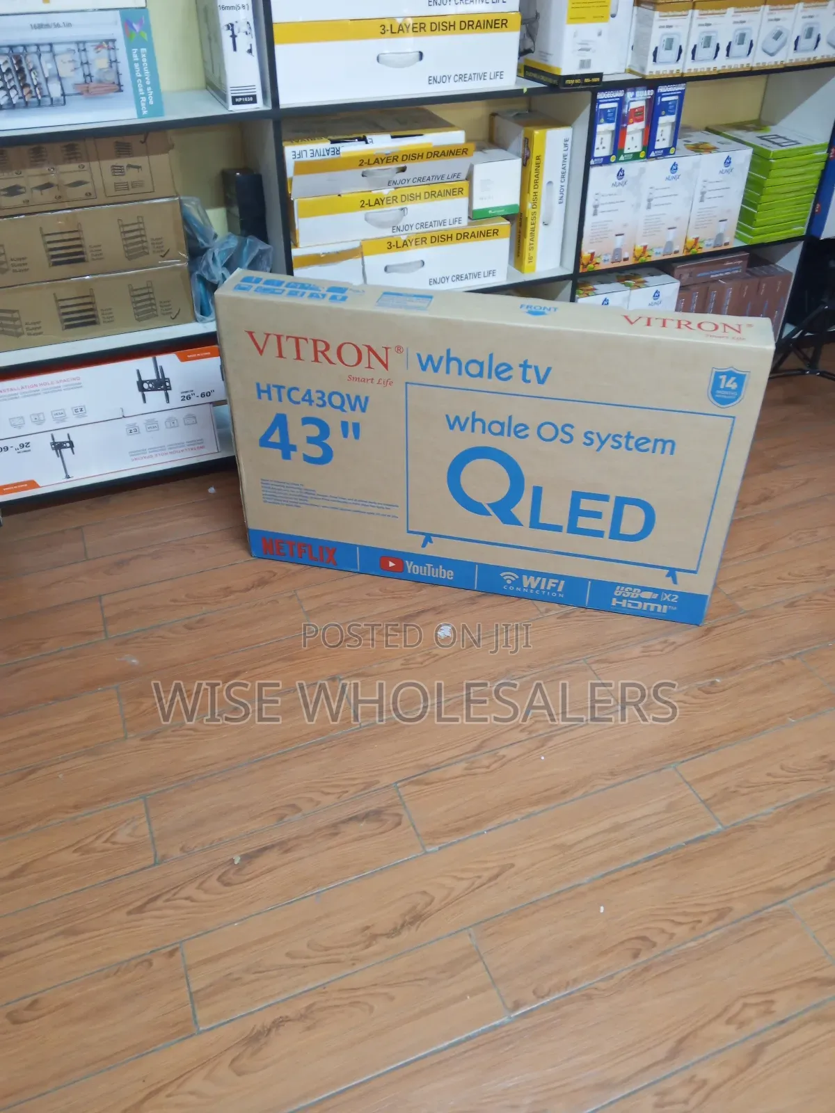 Vitron 43" Whale OS QLED Smart TV