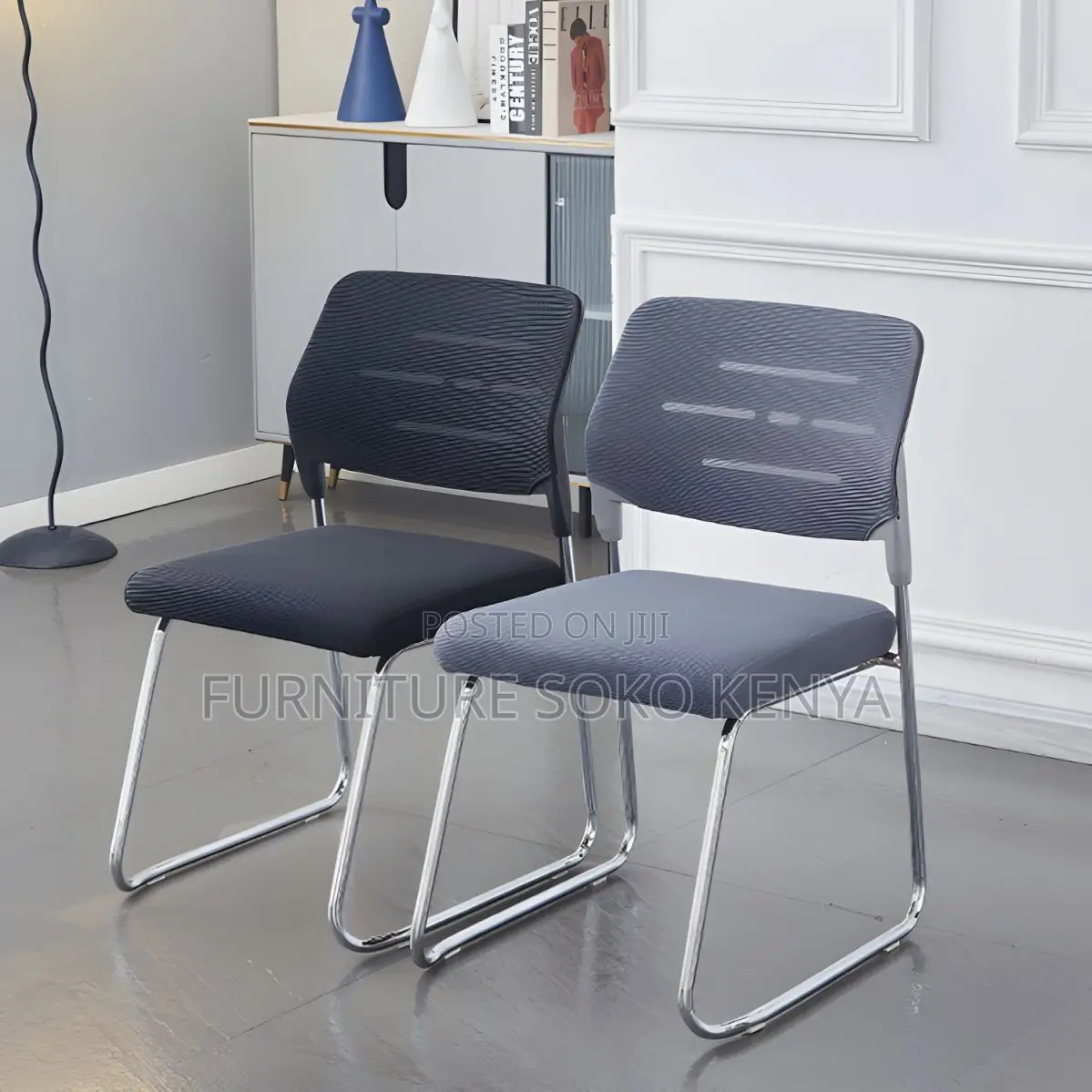 Office Chair : Armless Office Visitor Chair