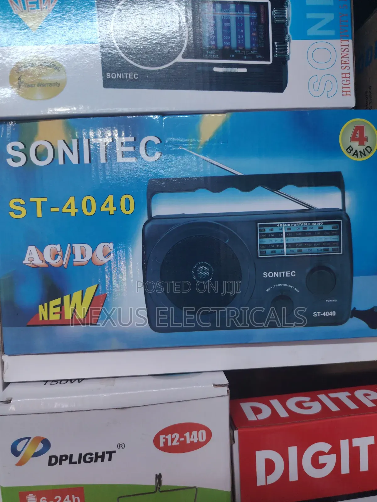 Sonitec ST-4040 4-Band Portable AC/DC Radio