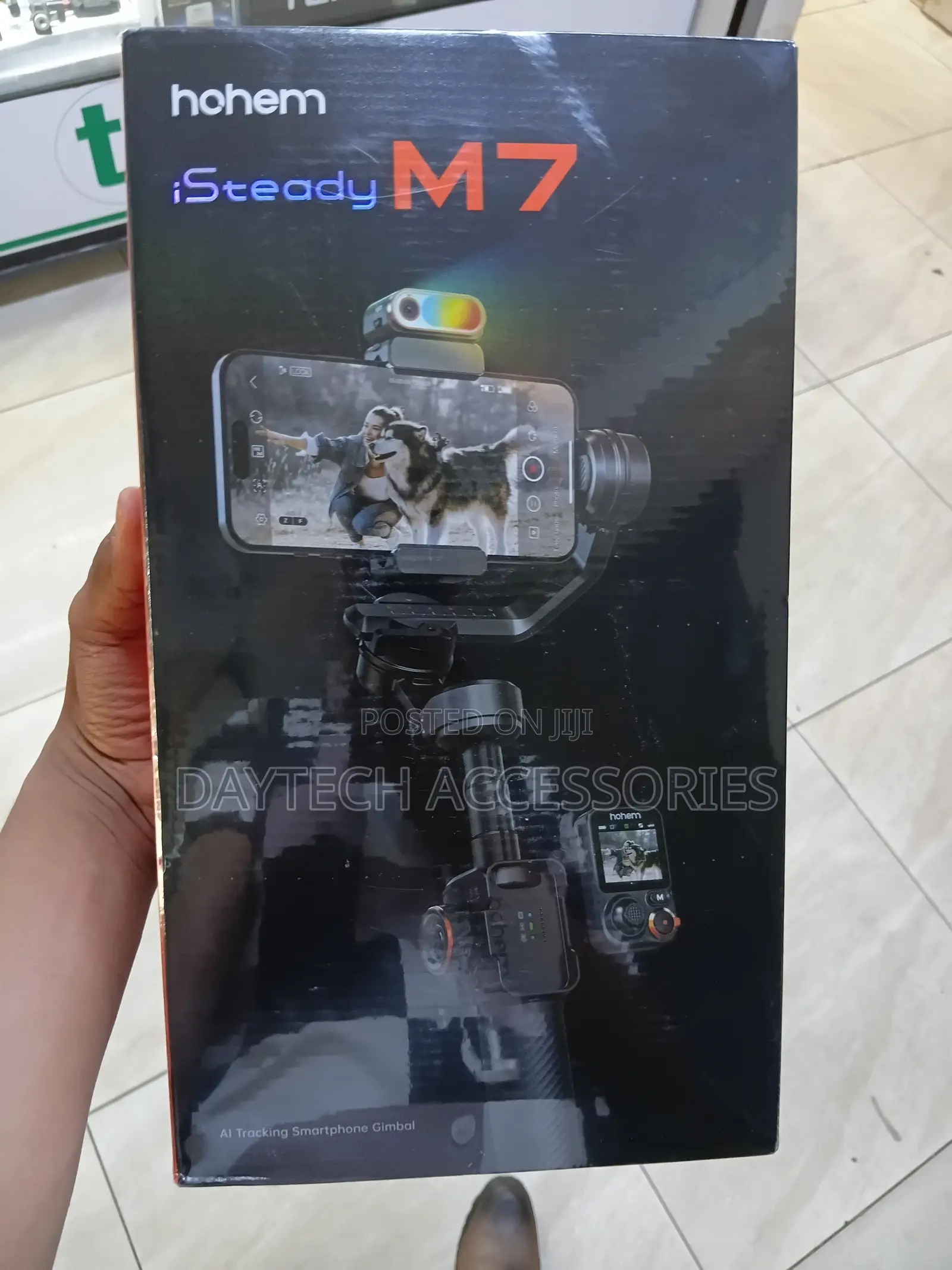 The Hohem iSteady M7 3-Axis Smartphone Gimbal Stabilizer.