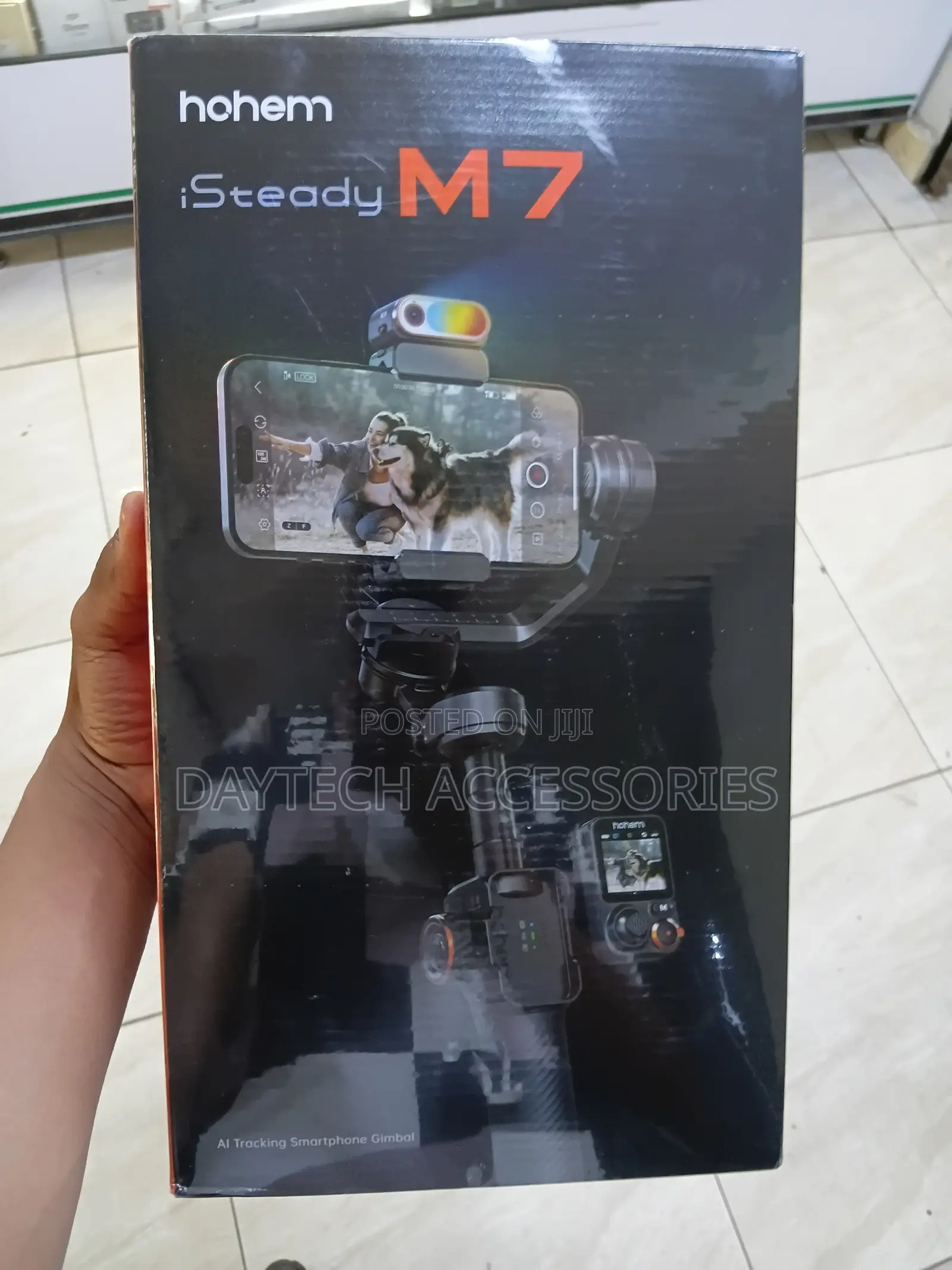 The Hohem iSteady M7 3-Axis Smartphone Gimbal Stabilizer.