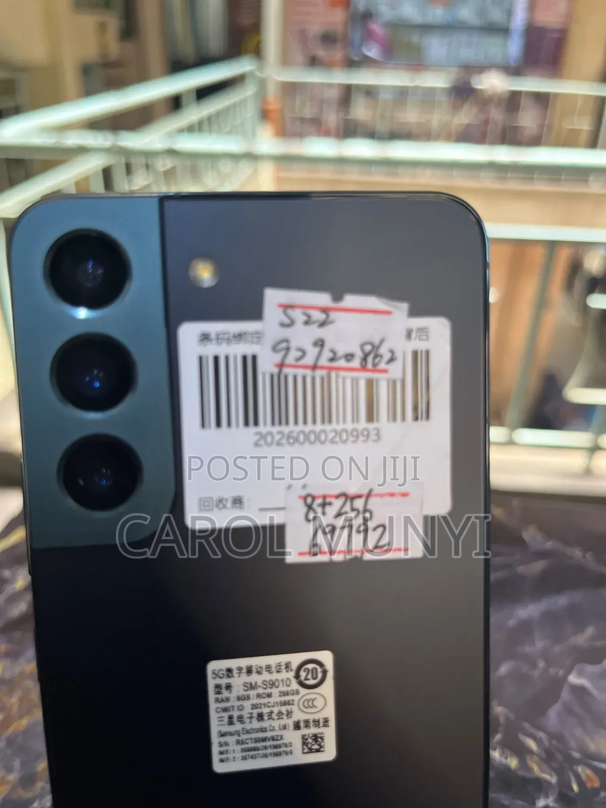 New Samsung Galaxy S22 5G 256 GB Black