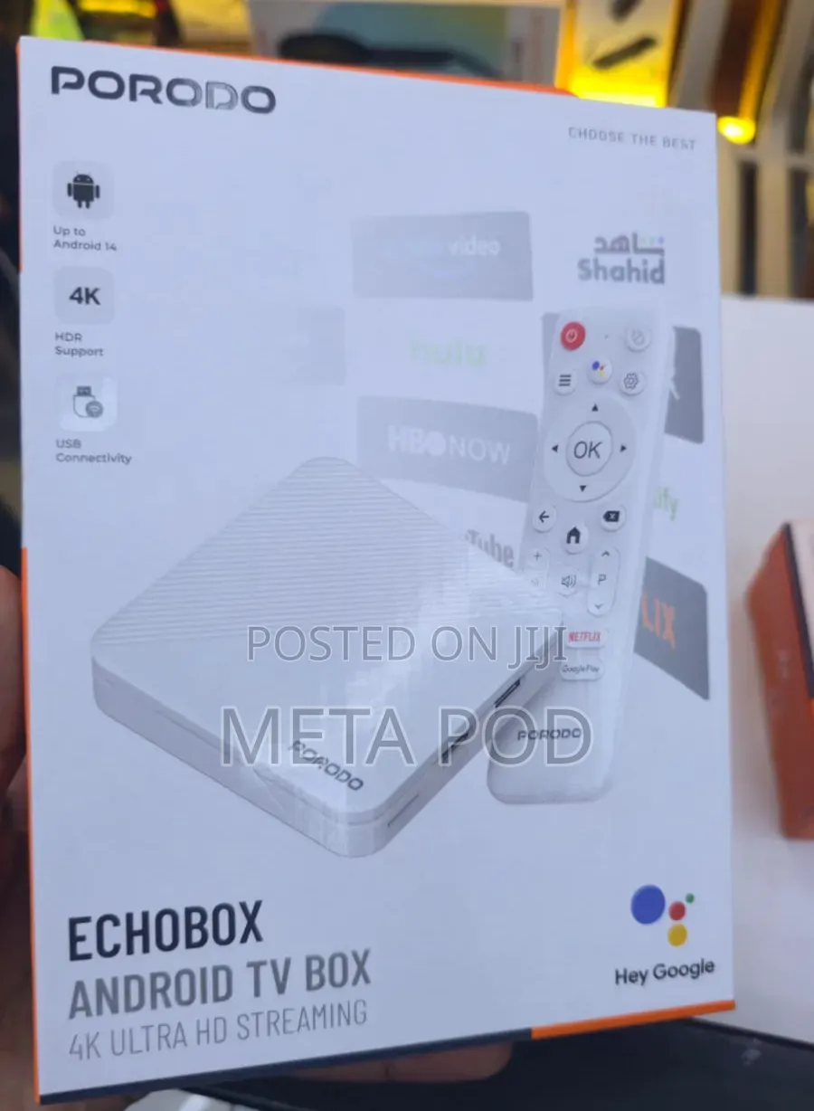 Porodo Echobox 4k Android TV Box