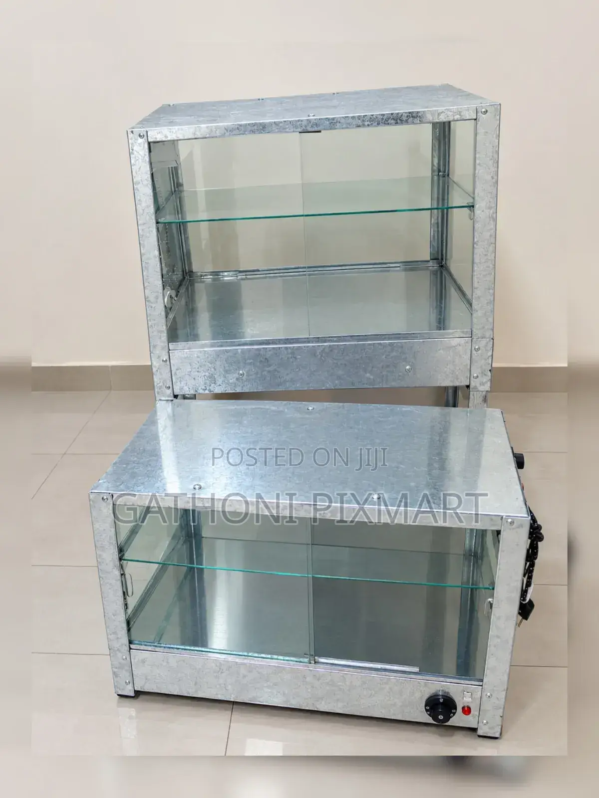 Glass Food Display Warmer With Temperature Control