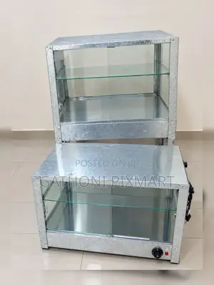 Glass Food Display Warmer With Temperature Control
