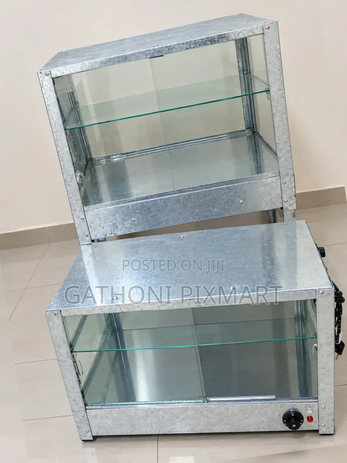 Glass Food Display Warmer With Temperature Control