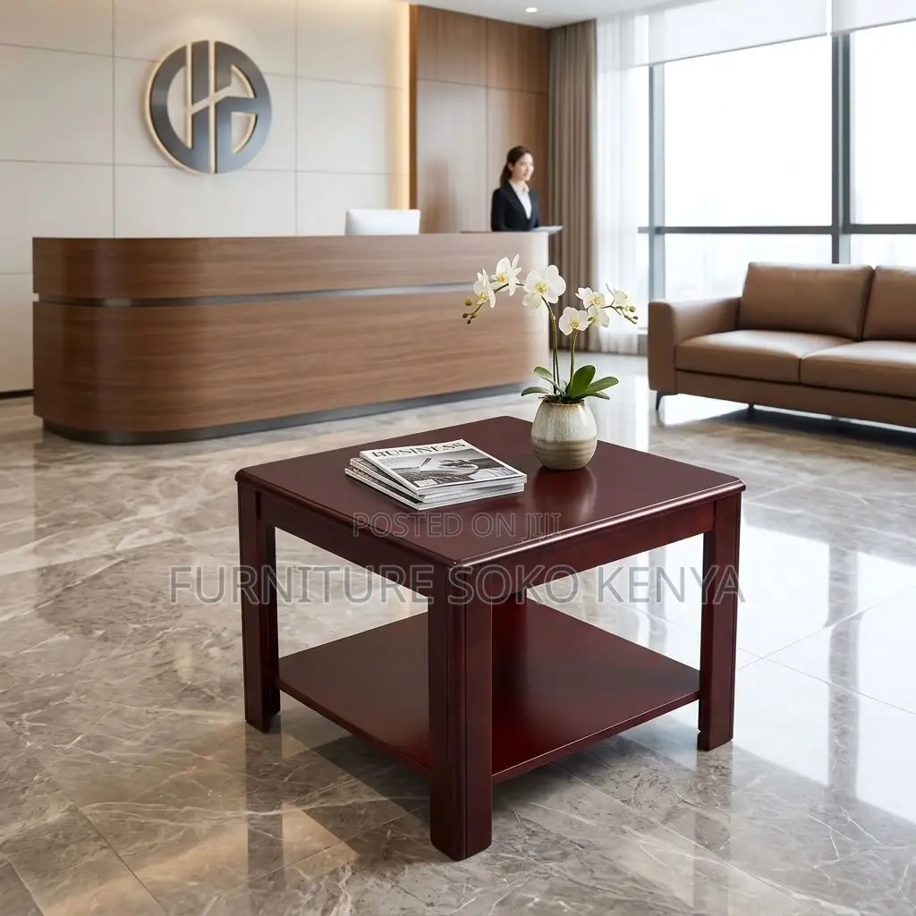 Coffee Table : Square Mahogany Coffee Table