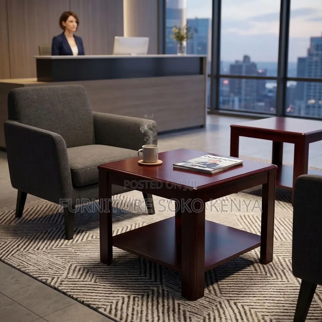 Coffee Table : Square Mahogany Coffee Table
