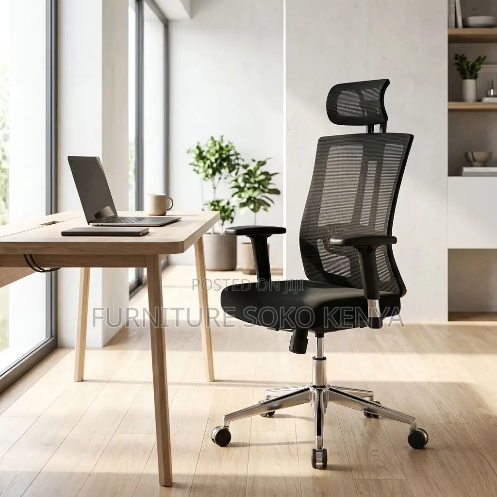 Office Chair : High-Back Ergonomic / Orthopedic Office Chair