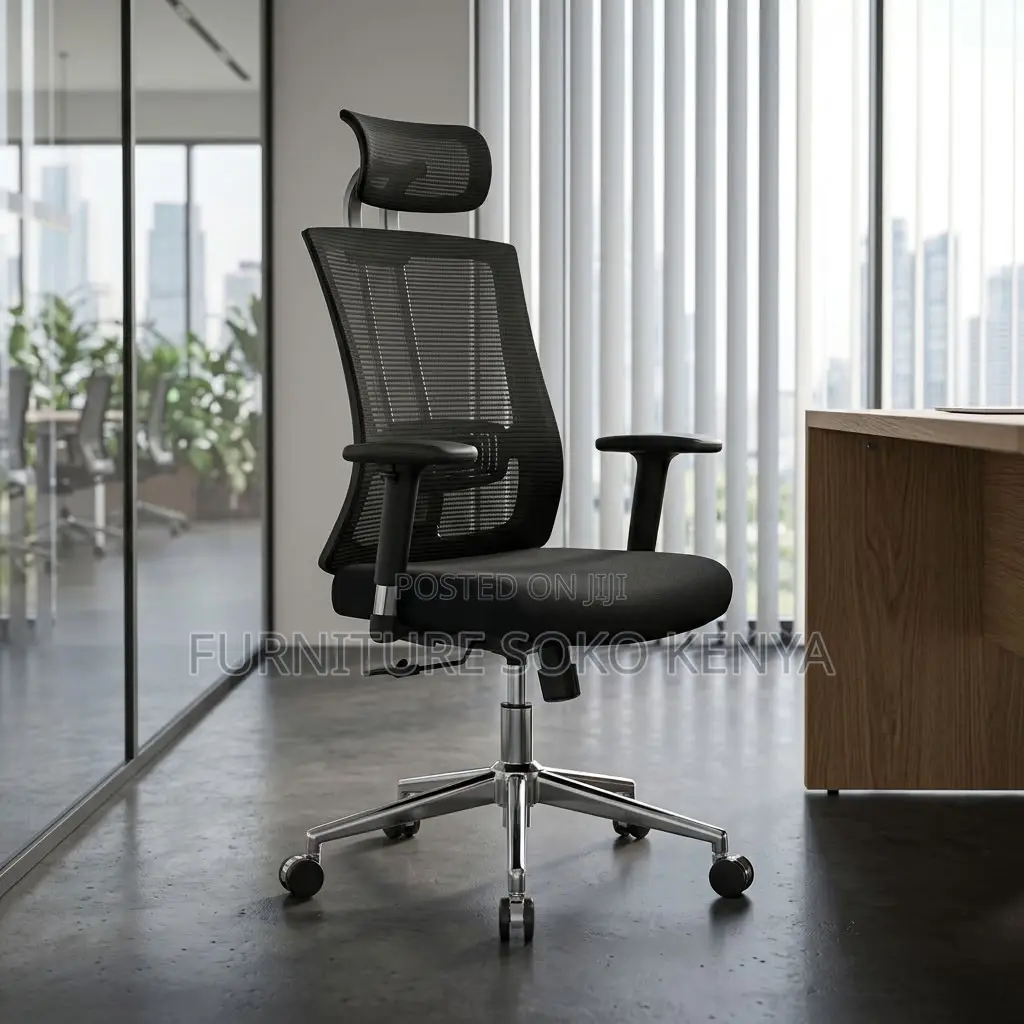 Office Chair : High-Back Ergonomic / Orthopedic Office Chair