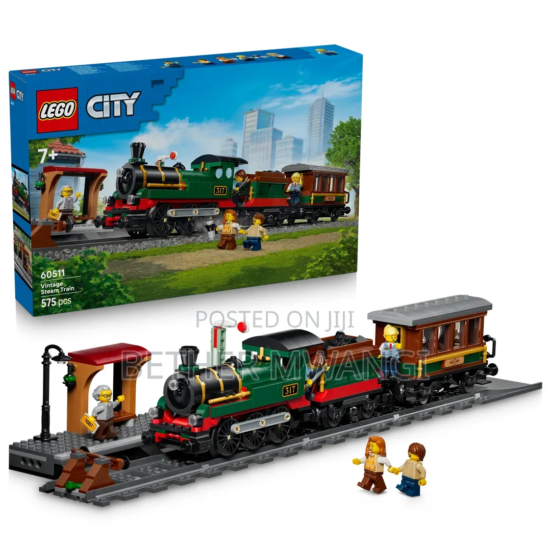 LEGO City Vintage Steam Train - Toy Building Set for Kids