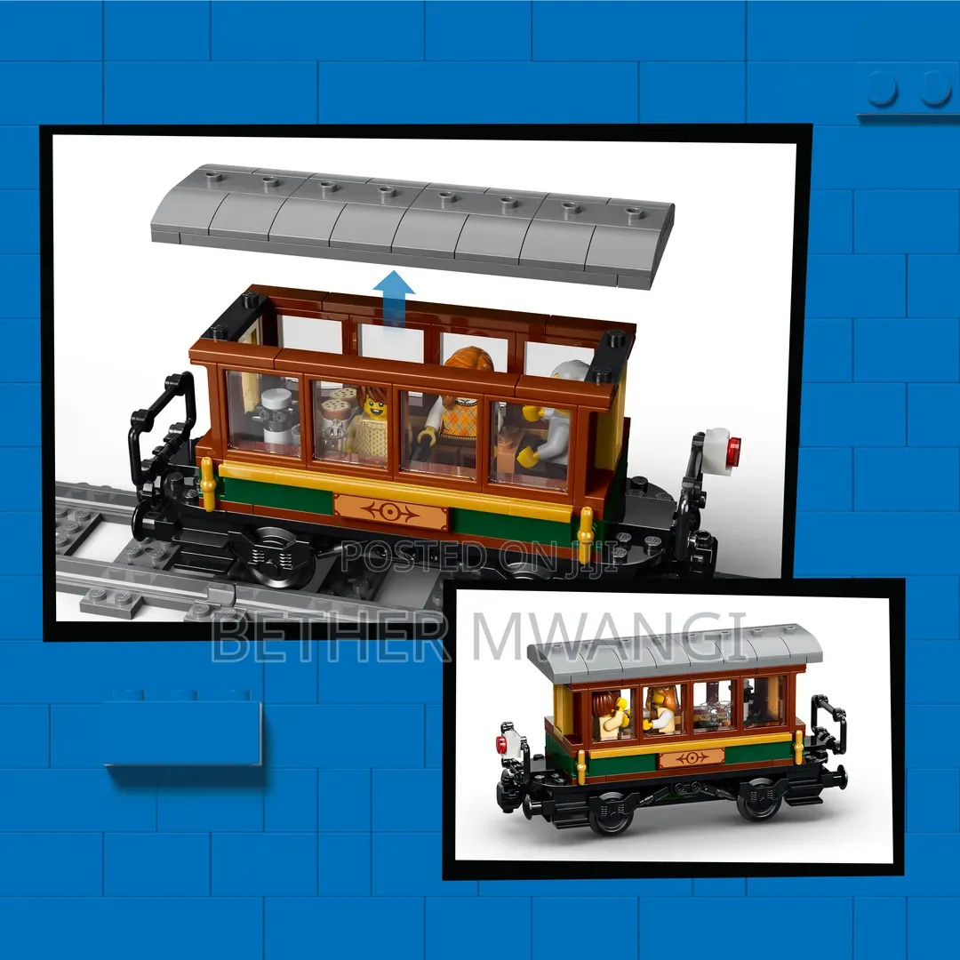 LEGO City Vintage Steam Train - Toy Building Set for Kids