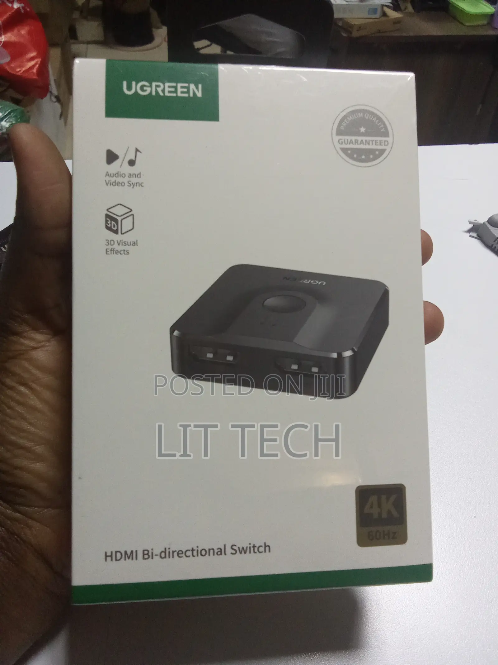 UGREEN CM217 HDMI Bi-Directional Switcher (Model 50966), 4K at 60Hz