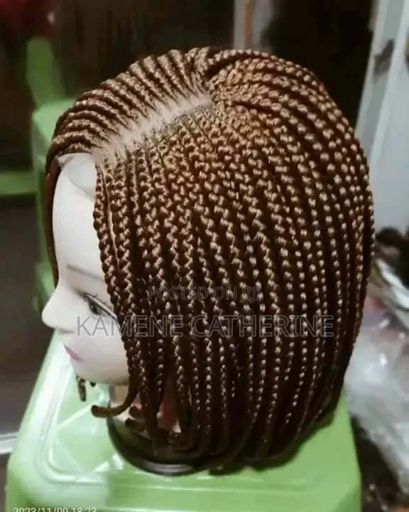 Closure Braided Bob Wig