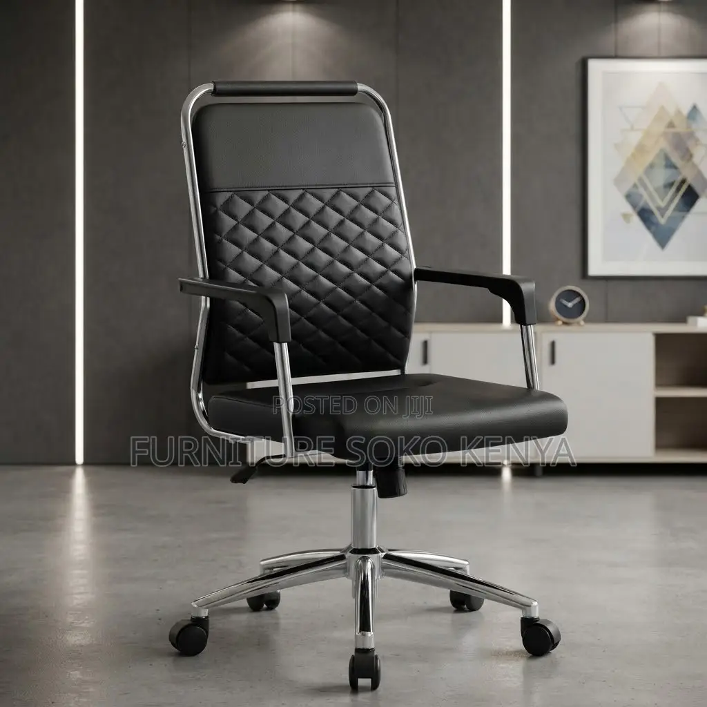 Office Chairs; Executive High Back Strong Armed Office Chair