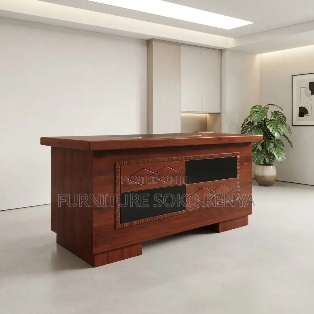 Office Desk; 1.4 Meters Executive Home Office Mahogany Desk