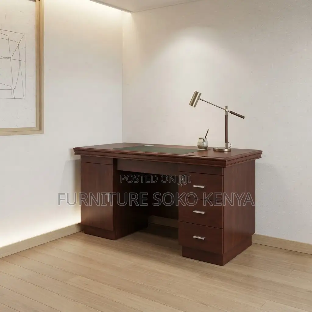 Office Desk; 1.4 Meters Executive Home Office Mahogany Desk