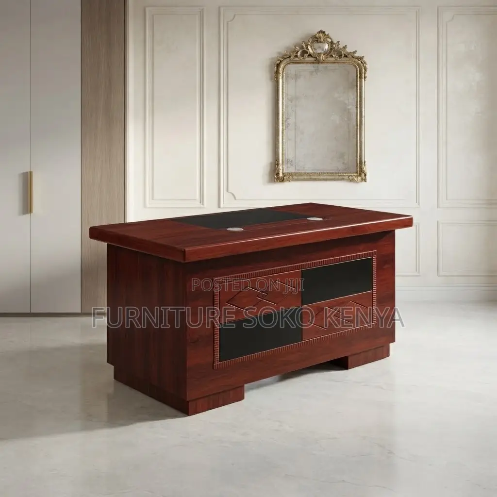 Office Desk; 1.4 Meters Executive Home Office Mahogany Desk