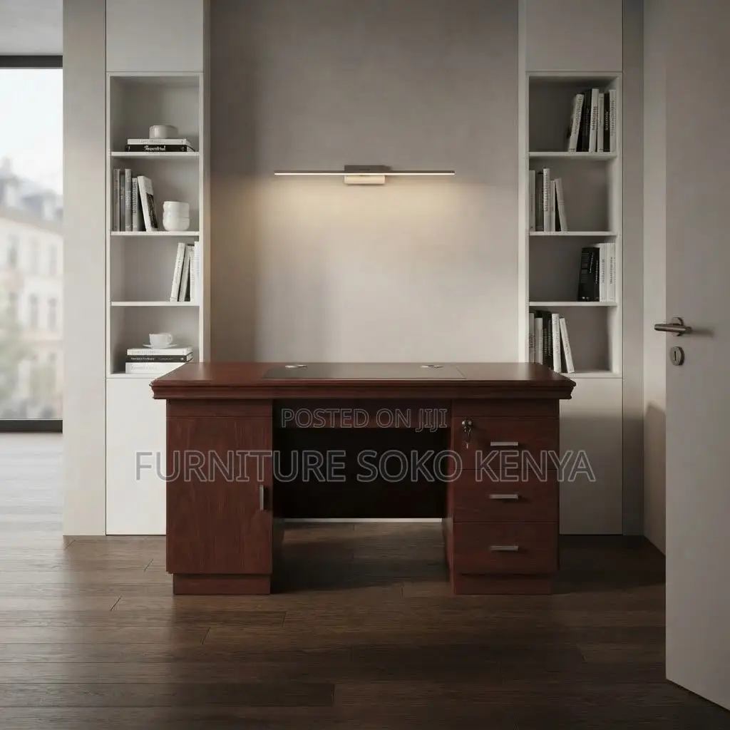 Office Desk; 1.4 Meters Executive Home Office Mahogany Desk