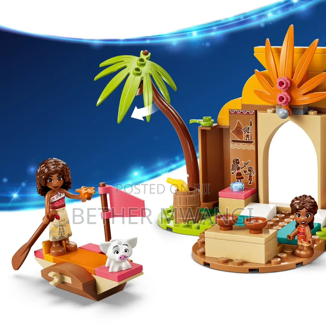 LEGO Disney Moana Village House & Boat in Kenya