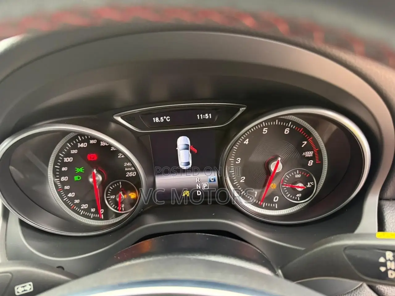 Mercedes-Benz CLA-Class CLA 250 Sedan 2017 Red