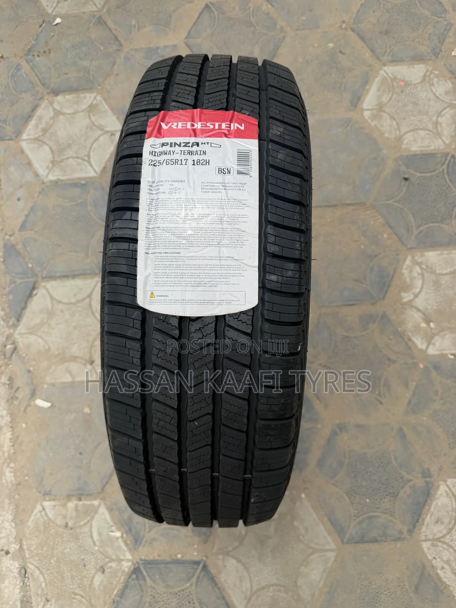 225/65r17 Vredstein Made in India Tyre