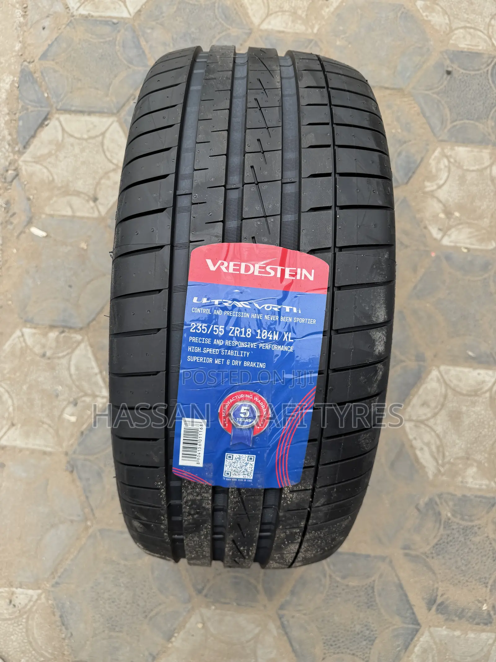 235/55r18 Vredstein Made in India Tyre