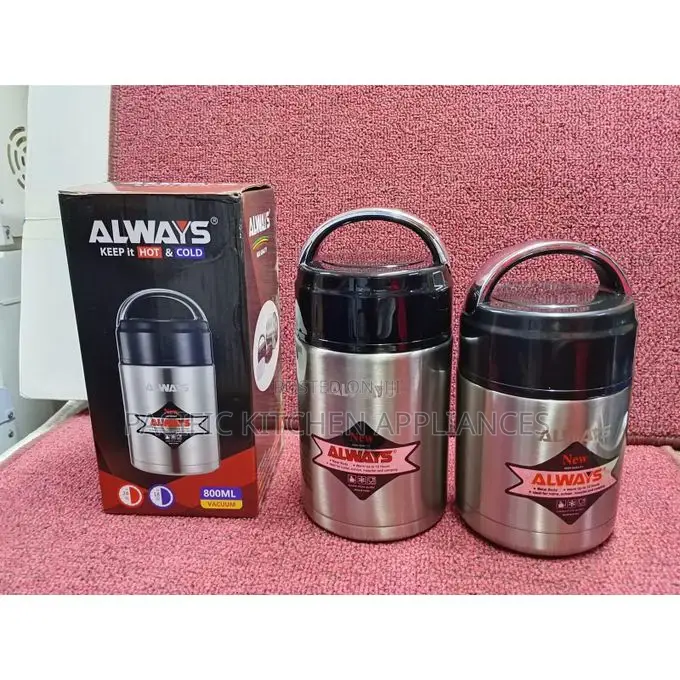 Always Stainless Steel Insulated Hot/Cold Vacuum FoodFlask