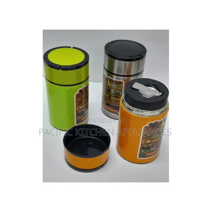 UNBREAKABLE Portable Insulated Thermo Food Flask