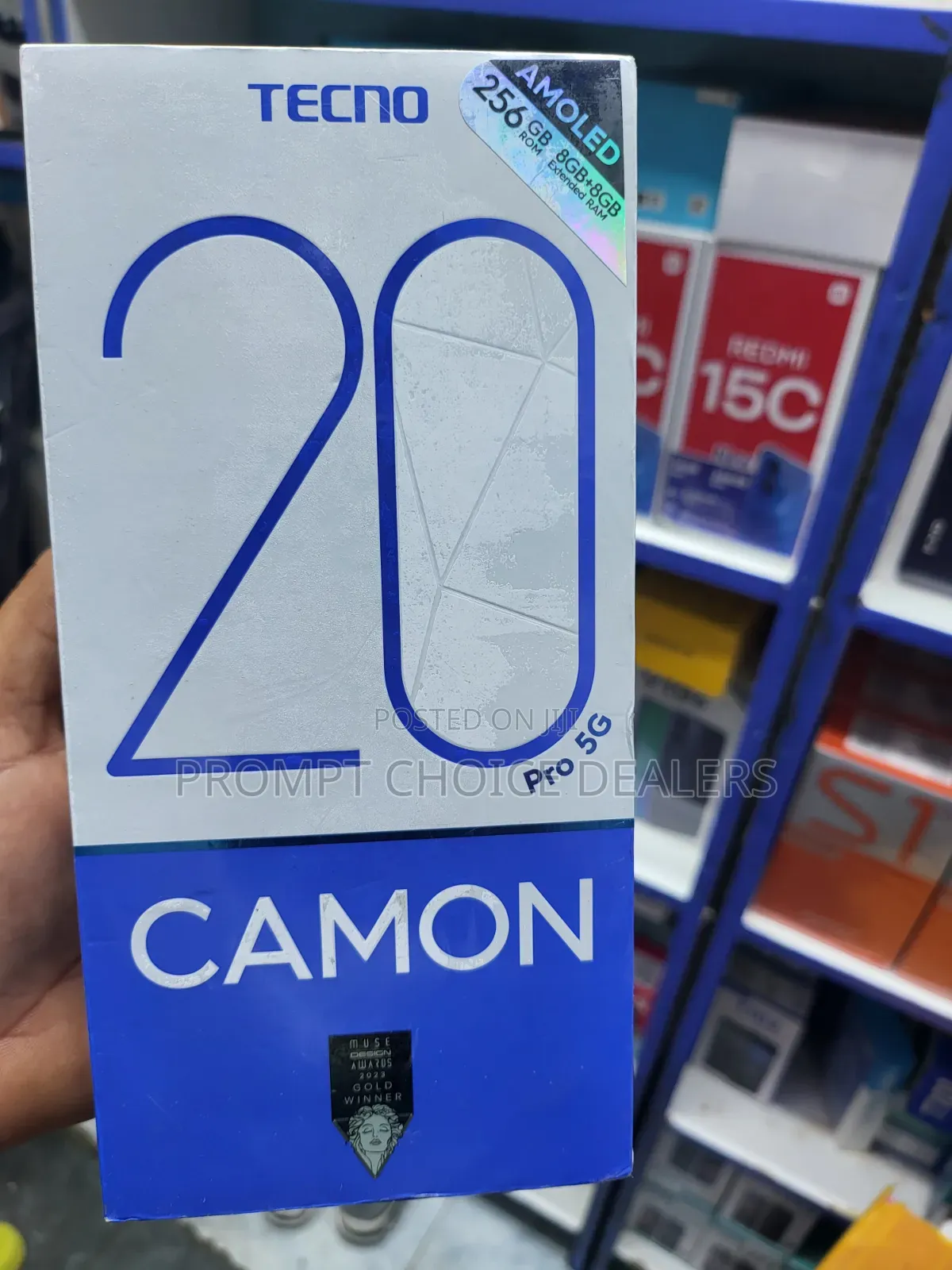 New Tecno Camon 20 Pro 5G 256 GB Black