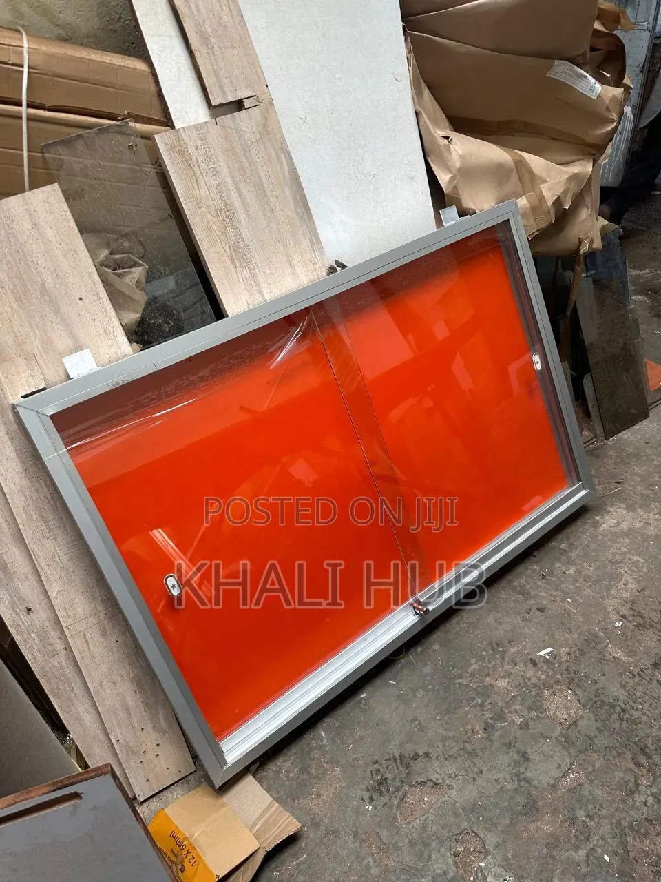 Noticeboard Glass Sliding Announcement Board for Institutions 4ft X3ft