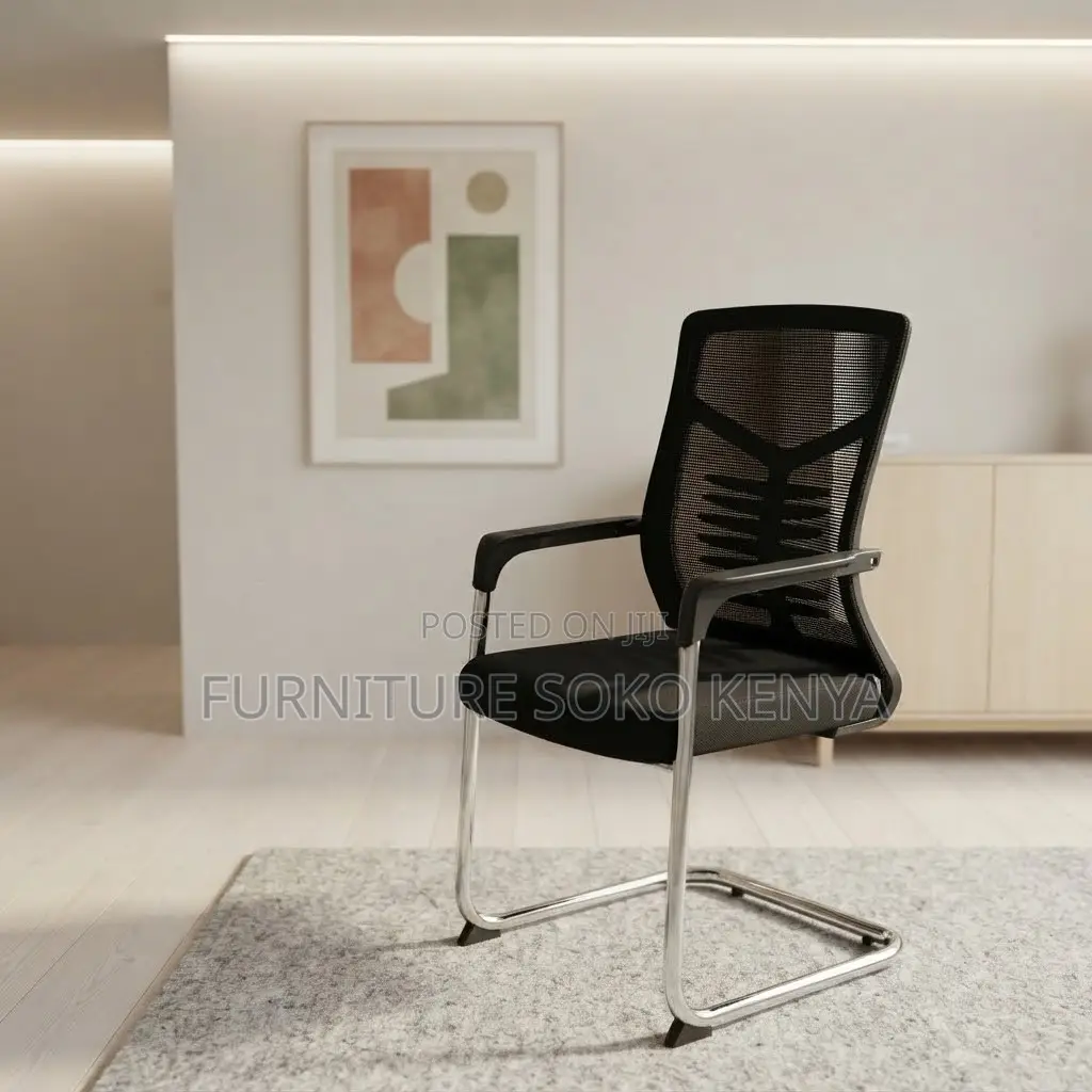Office Chairs; Breathable Office Visitor's Waiting Chair