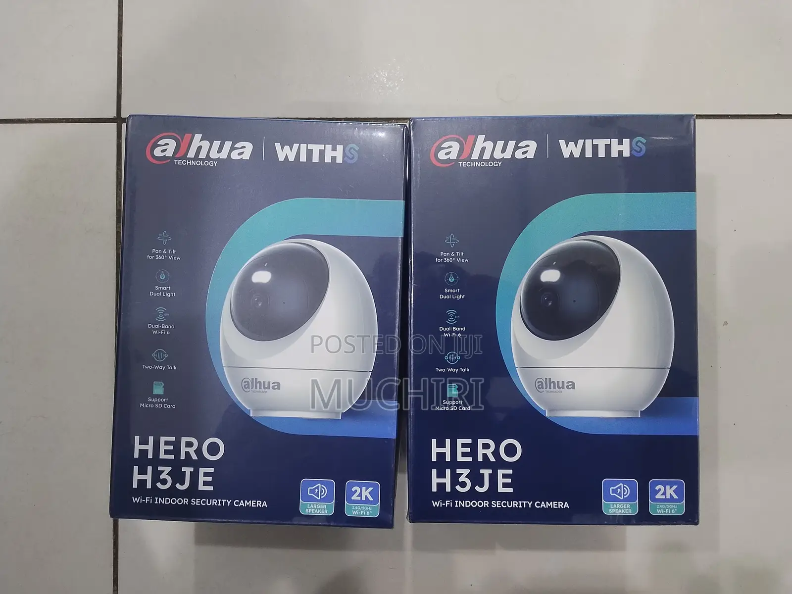 Dahua Hero H3AS 2K Smart Home Security Camera – Wi-Fi 6, 360° View