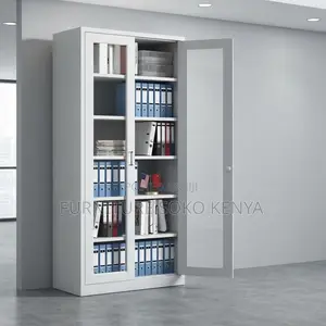 Office Cabinet; Modern Glass Door's Office Filling Cabinet