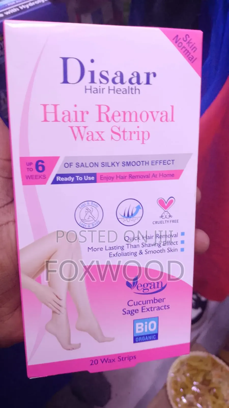 Hair Health Hair Removal Wax Strips