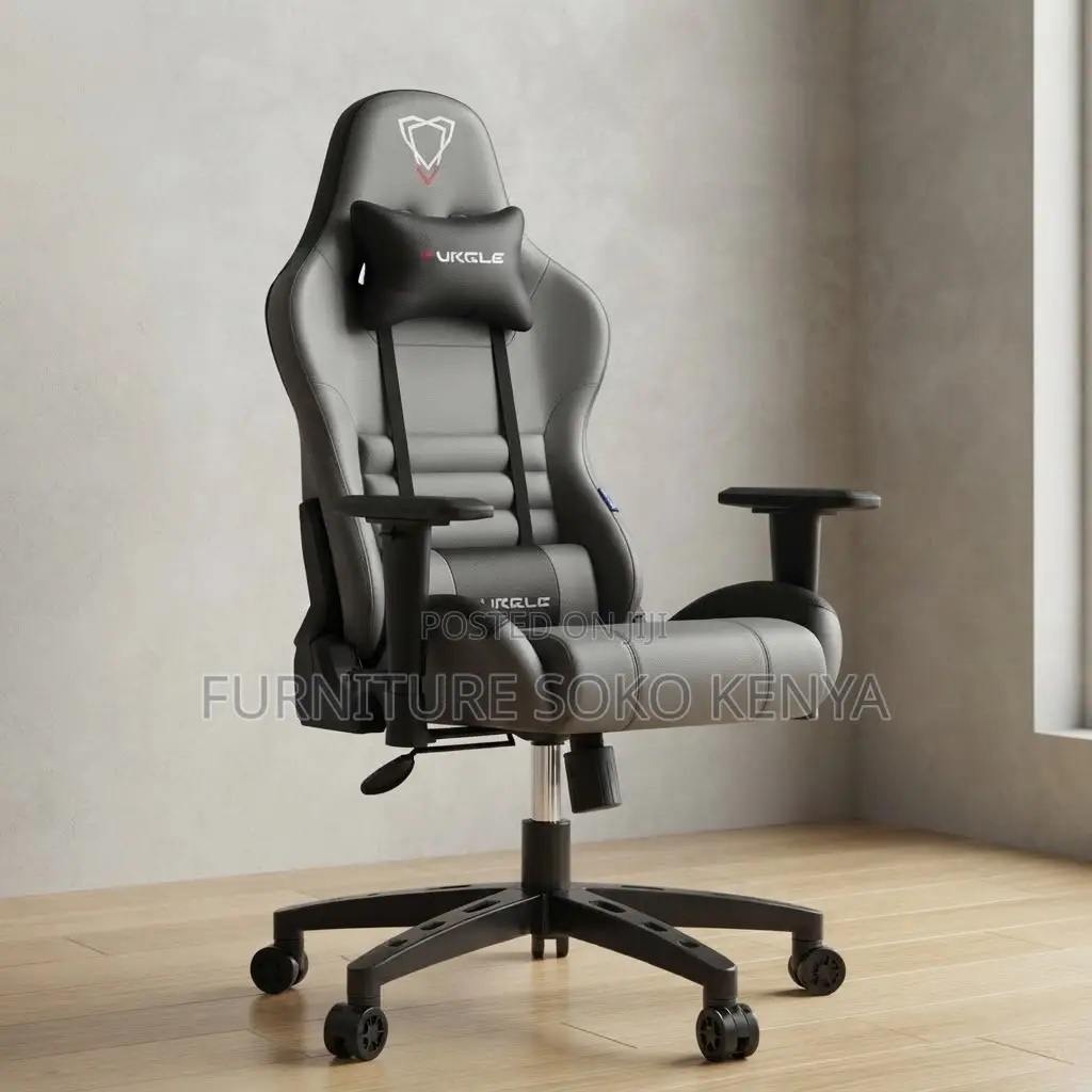 Office Chair; Adjustable Modern Unique Reclining Leather Gaming Seat