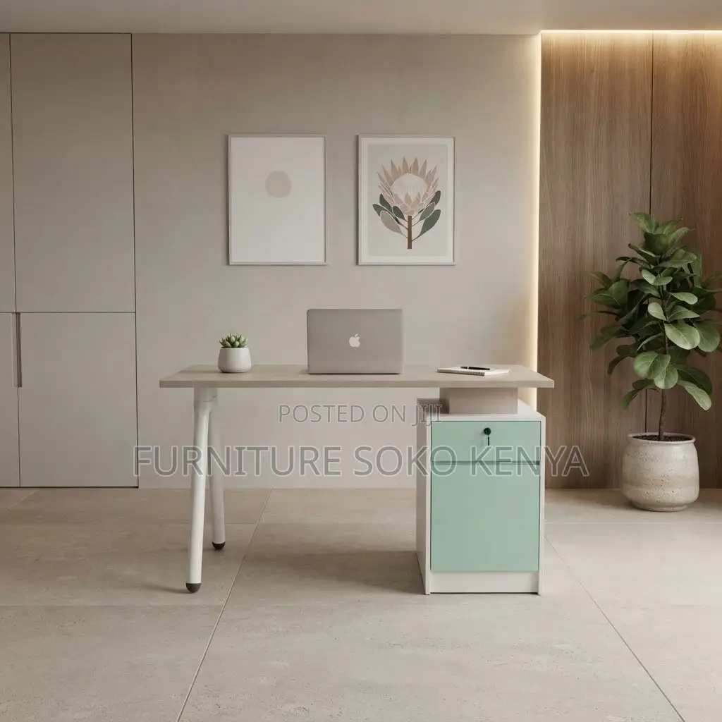 Office Desk; 1.2m Executive Home Office Lockable Desk