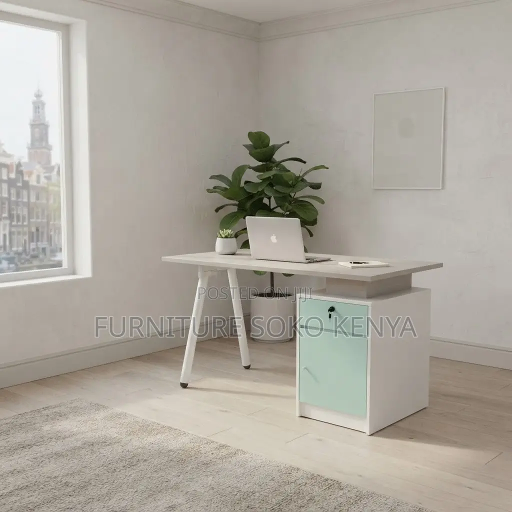 Office Desk; 1.2m Executive Home Office Lockable Desk