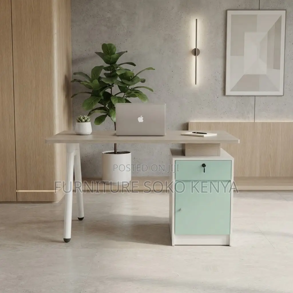 Office Desk; 1.2m Executive Home Office Lockable Desk