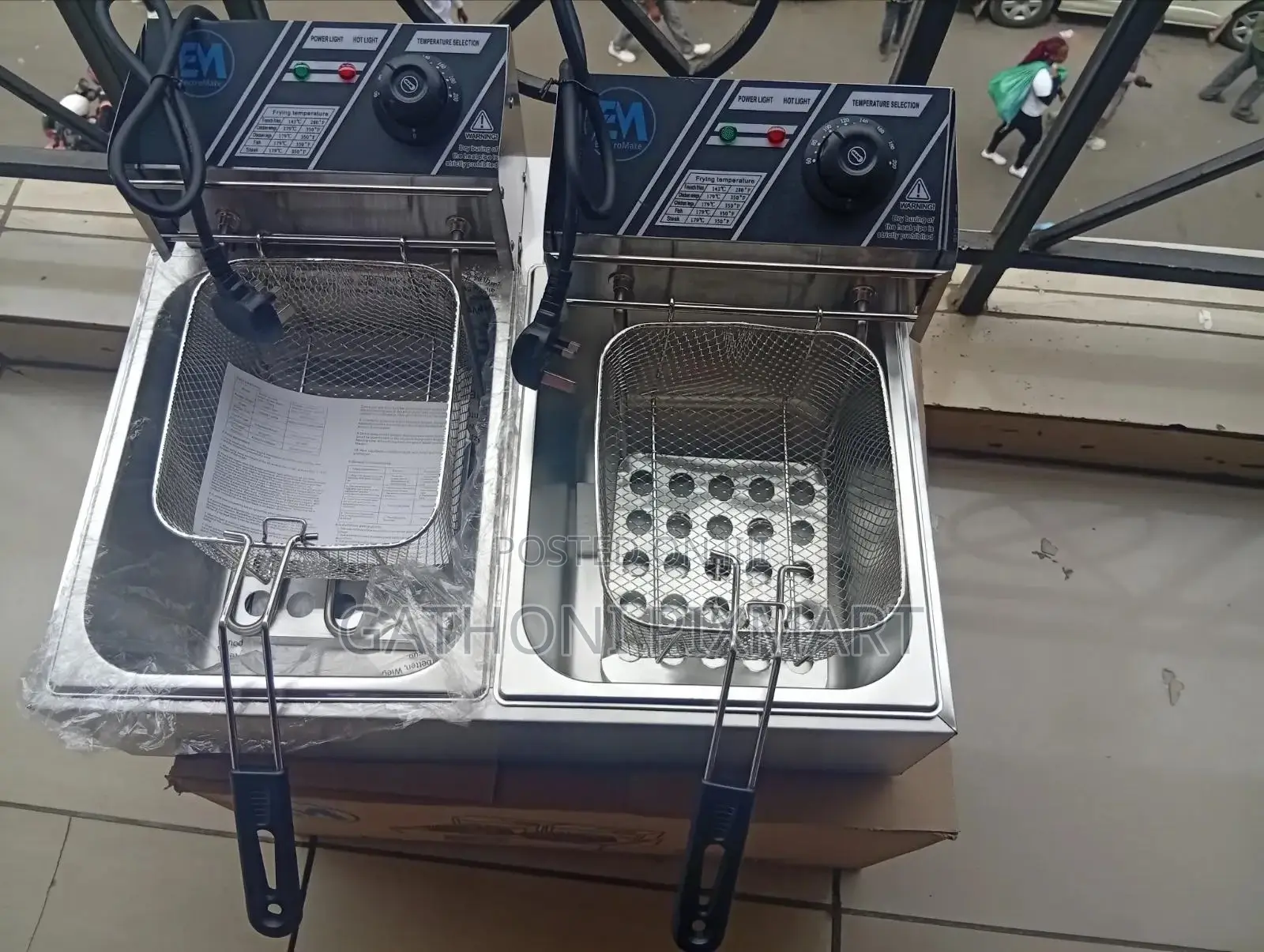 Electromate Double Deep Fat Fryer Available