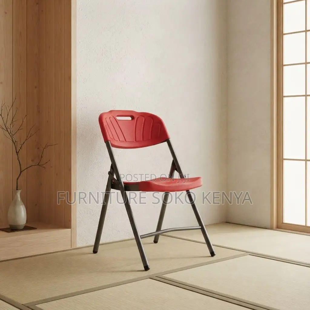 Office Chairs; White Foldable Outdoor Armless Chair