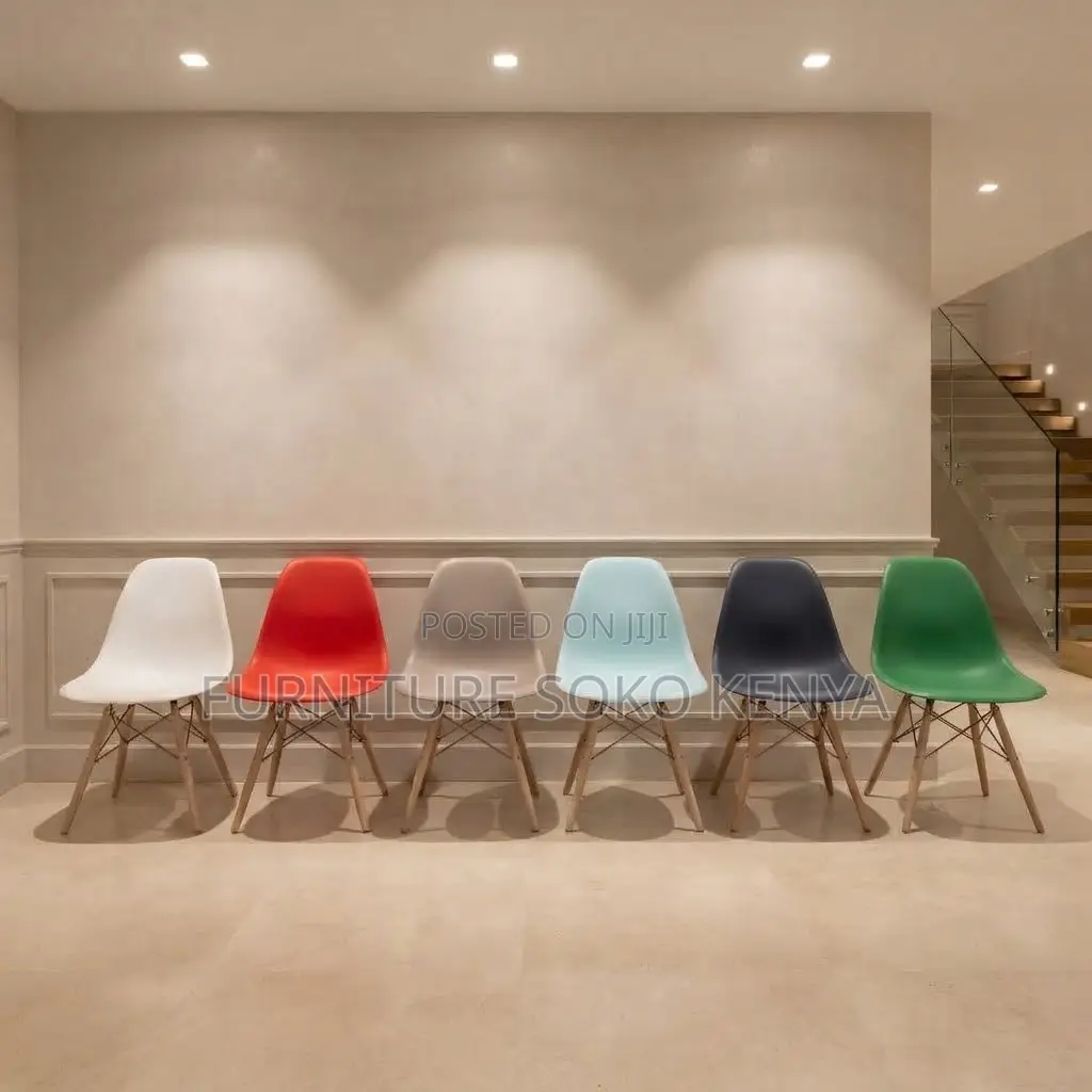 Home Chairs; Armless Eames Side Dining Chairs